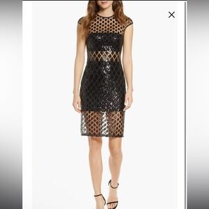 SHO- Diamond Mesh Dress